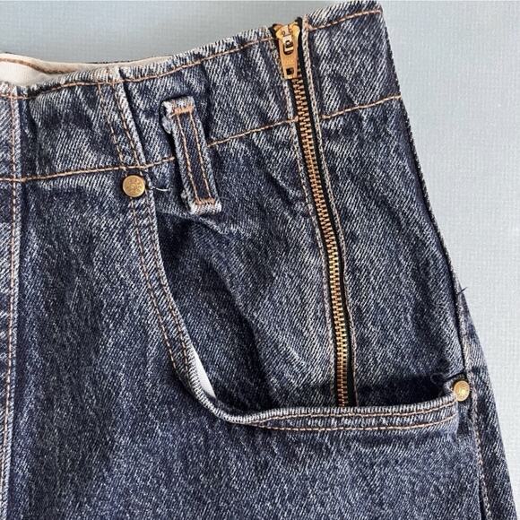 Vintage Levi’s 573 Ultra High Rise Flat Front Tapered Leg Brown Tab Jeans - Picture 5 of 9